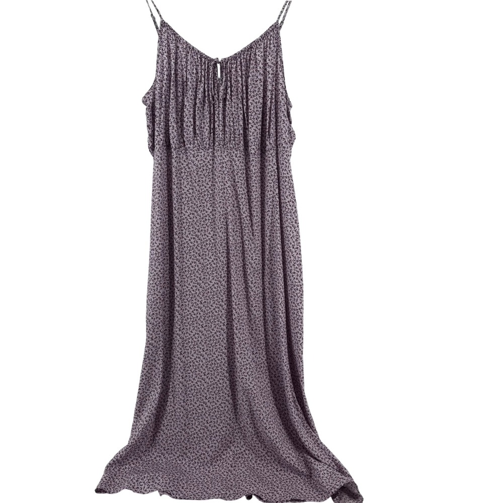 Old Navy Womens XL Purple Floral Cami Maxi Dress Sleeveless Boho Cottagecore - Picture 2 of 7